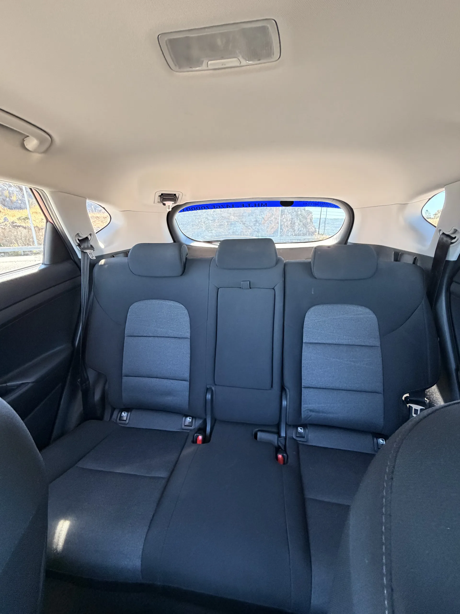 Hyundai Tucson rear passenger space